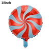 Round windmill toy, balloon, spiral, evening dress, decorations, 18inch