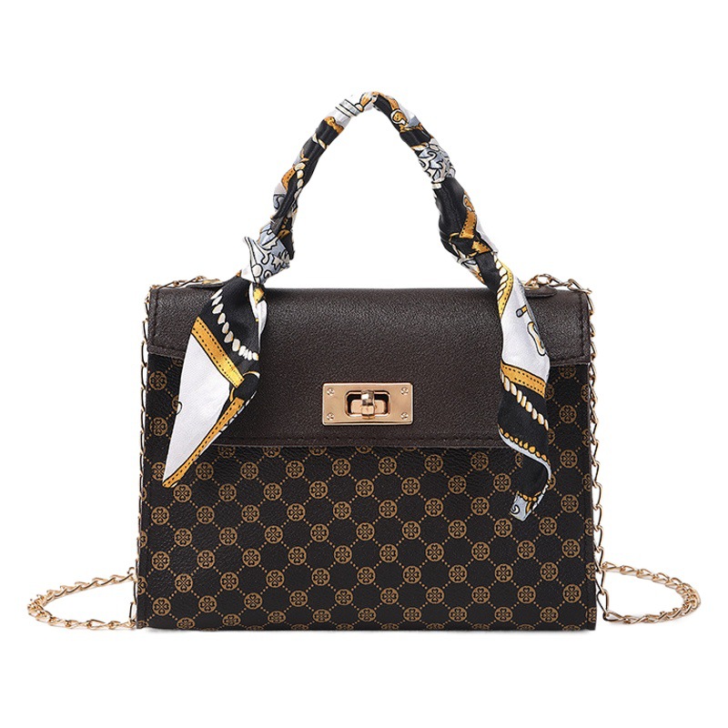 2023ladies handbag fresh sweet crossbody bag summer Foreign trade bag women's bag floral Kelly bag