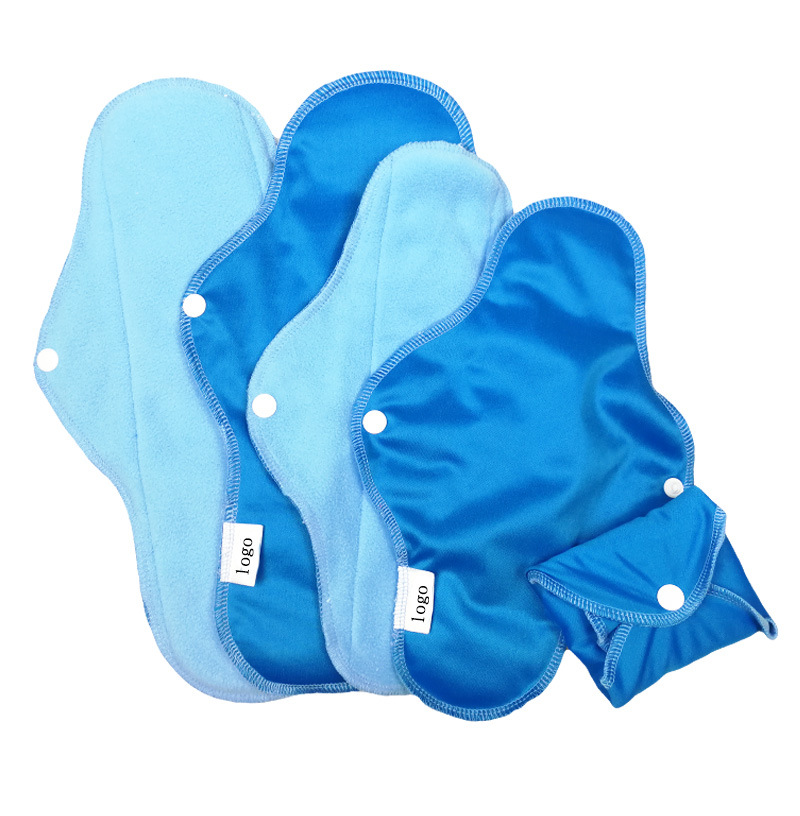 摇粒绒可洗卫生垫产妇月经护垫可循环使用姨妈巾日夜两用加工定制详情12