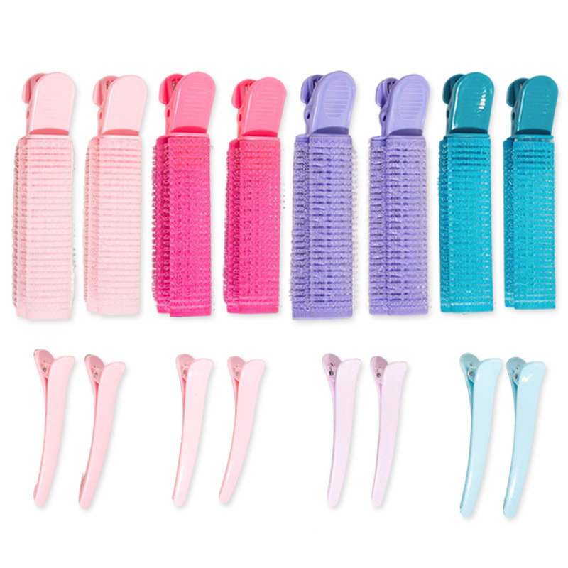 亚马逊跨境糖果无痕造型夹蓬松夹套装 蓬松发根轻松家用造型便携