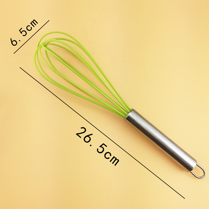Manueller Schneebesen Aus Edelstahl Und Silikon In Regenbogenoptik_voghion.com