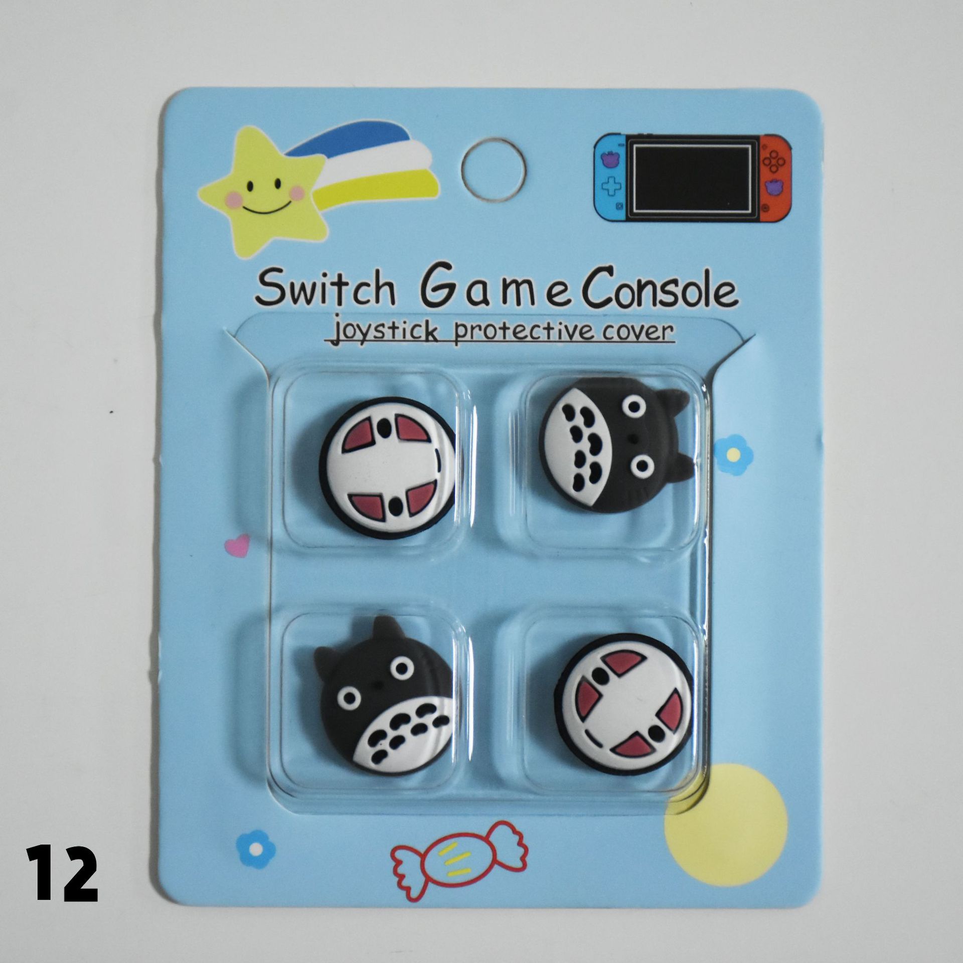 Tapa basculante de silicona de Nintendo Switch de dibujos animados NS Lite tapa basculante tapa protectora mango tapa protectora basculante