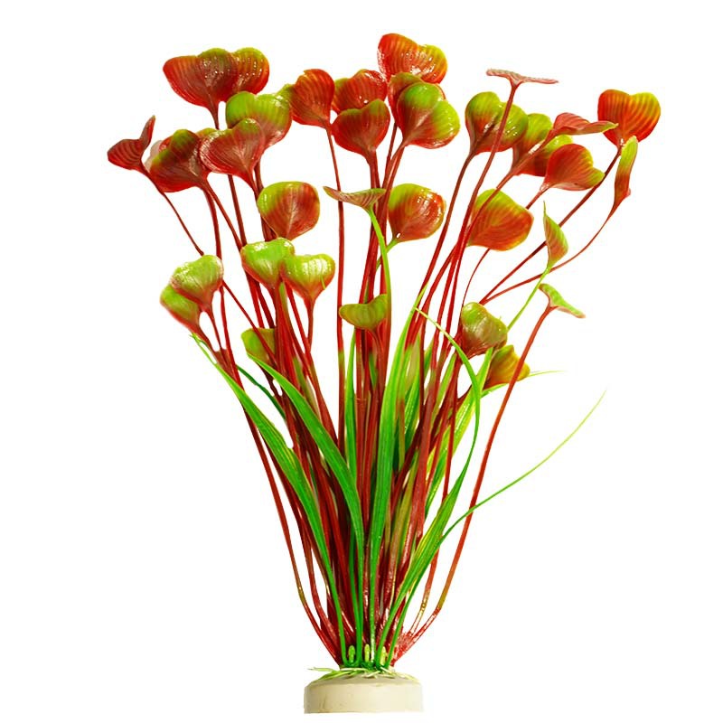 Planta de simulación decorativa acuario fábrica de artesanías de plantas al por mayor pecera paisajismo planta de acuario de plástico