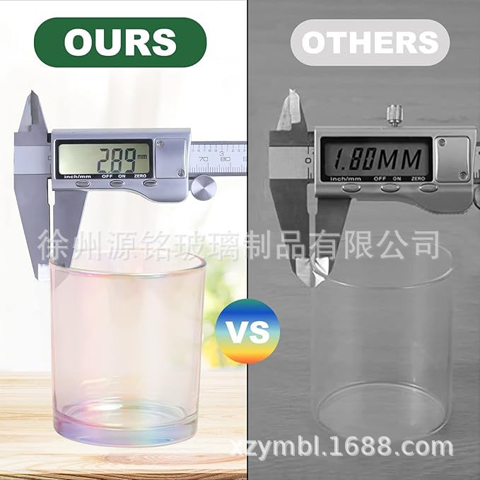 Ventas en caliente transfronterizas al por mayor 220ml tazas de vela de cera de vela vacía