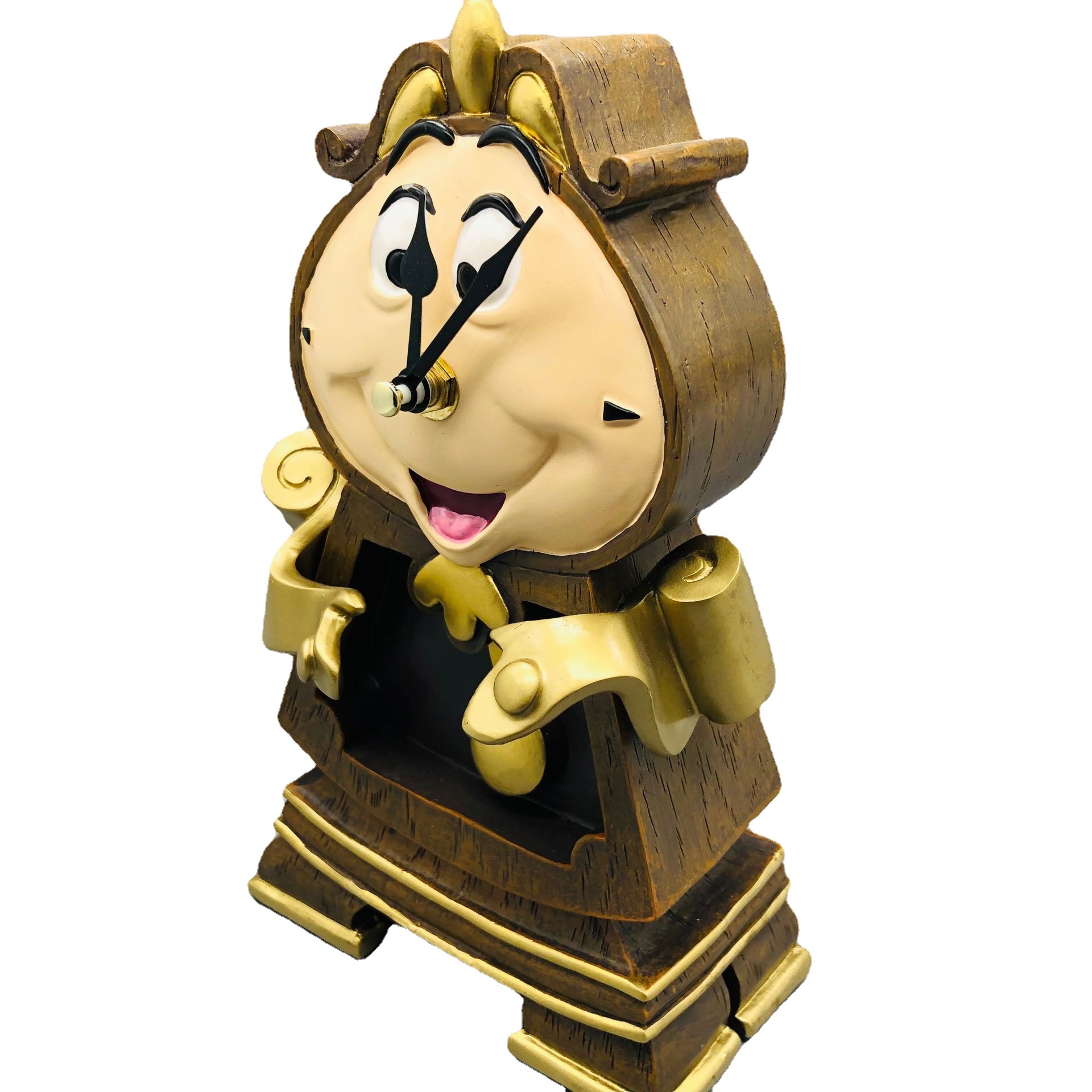 Belleza y Bestia Candelabro Lumia decoración despertador reloj de mesa decoración lámpara de mesa GE Shihua reloj colección Decoración