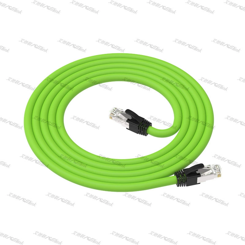 RJ45 Категория 6e экранированный 10G сетевой кабель промышленный drag chain PROFINETCAT.6A Ethernet кабель PUR