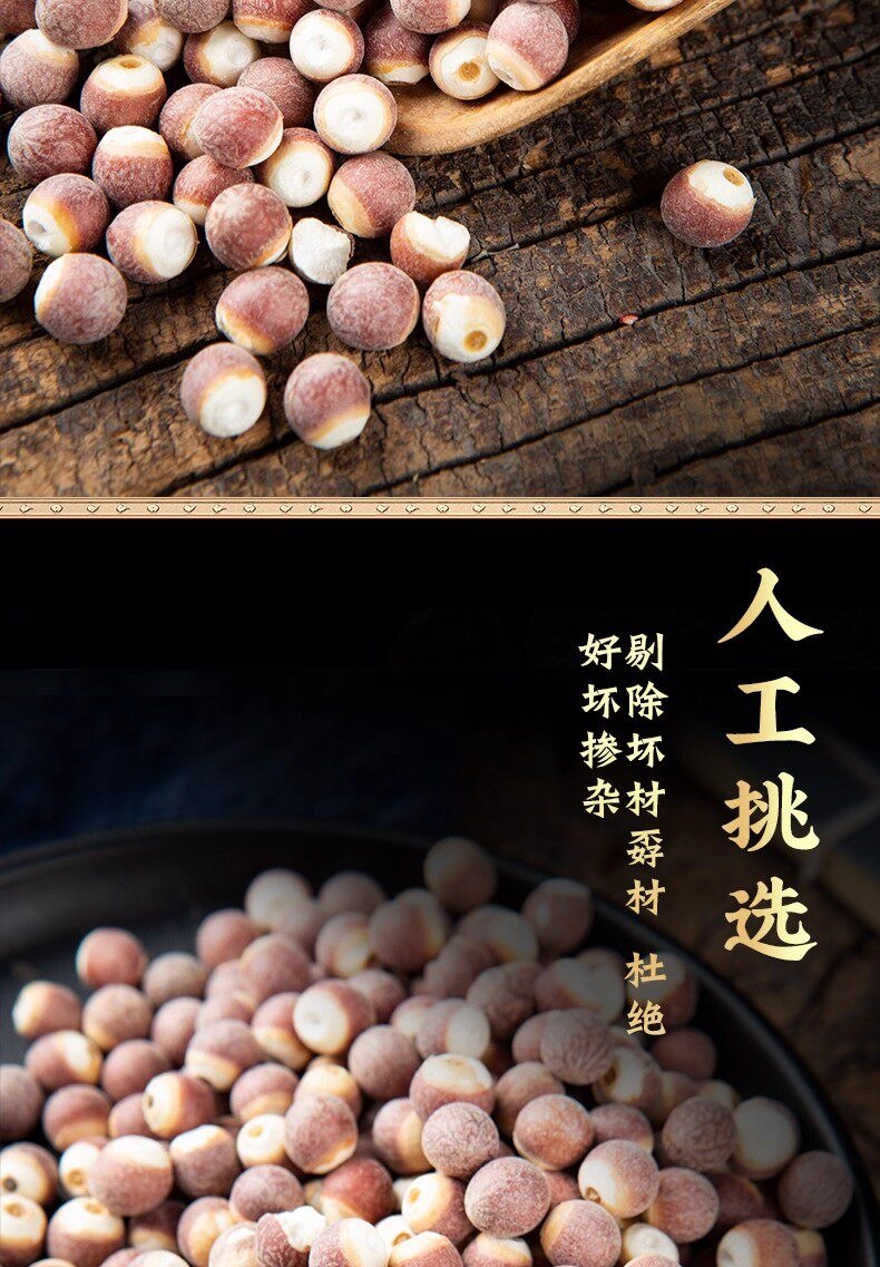 Dried Gorgon Fruit Qian Shi Euryale Ferox Seeds 6-9mm for Tea Soup and Tangyuan 2500g quality and texture