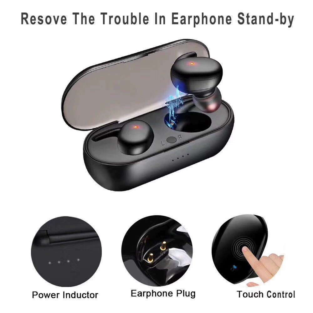Трехмерные наушники, bluetooth, x19
