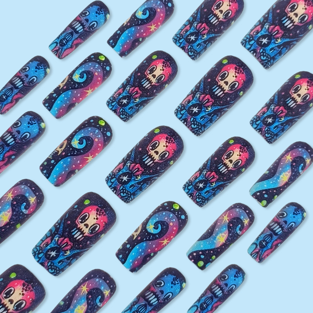 Parche de uñas postizas de fantasmas de fantasía europea y americana Venta caliente de uñas transfronterizas image 5