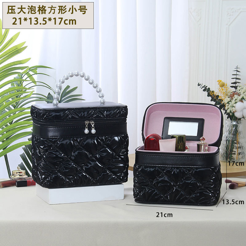 Nuevo estuche de maquillaje de burbujas, estuche de mano de alta calidad, estuche impermeable, bolsa de cosméticos portátil de gran capacidad al por mayor