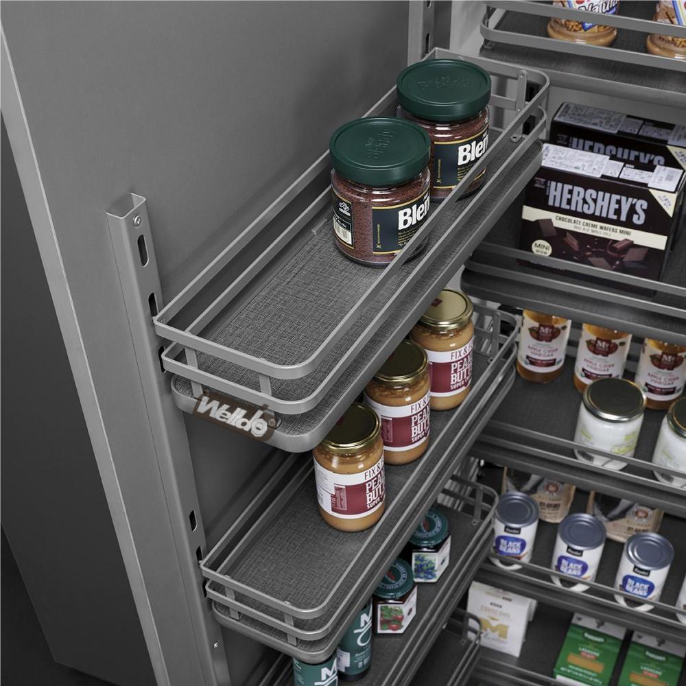 Welldo纬东 厨房高柜多层大怪物拉篮橱柜开门式多层联动收纳拉篮