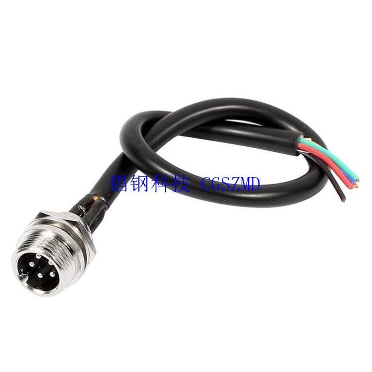 GX16mm2о���ղ�ͷ�� 1ƽ��2о��Դ���������� �ԽӶ��Ӻ���V