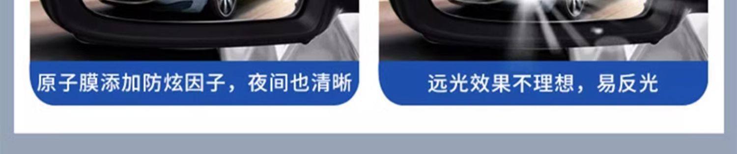 Car Rearview Mirror Anti-Rain Film Waterproof Stickers