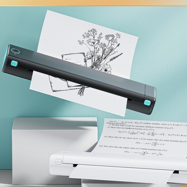 M08F Small Mini Wrong Question Inkless Small Office Special Tattoo Portable A4 Thermal Printer Cross-Border