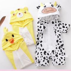 Spring and Autumn Cute Cartoon Baby Baby Romper Summer Children's Romper for Little Kids Cow and Tiger
