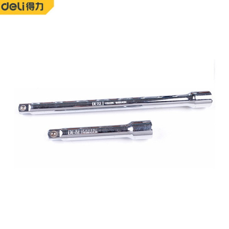 正品  deli得力DL2469(终保)10mm系列接杆3寸(银)(支)  工具
