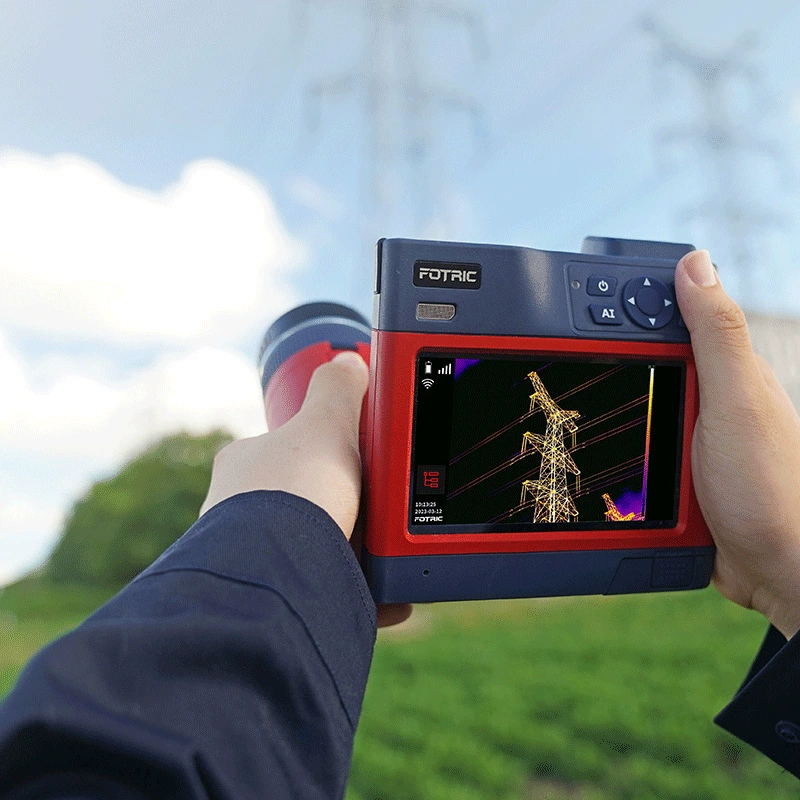Инфракрасные тепловизионные камеры Fly Febsite FOTRIC 360 серии высокоточных промышленных интеллектуальных ручных инфракрасных тепловизоров