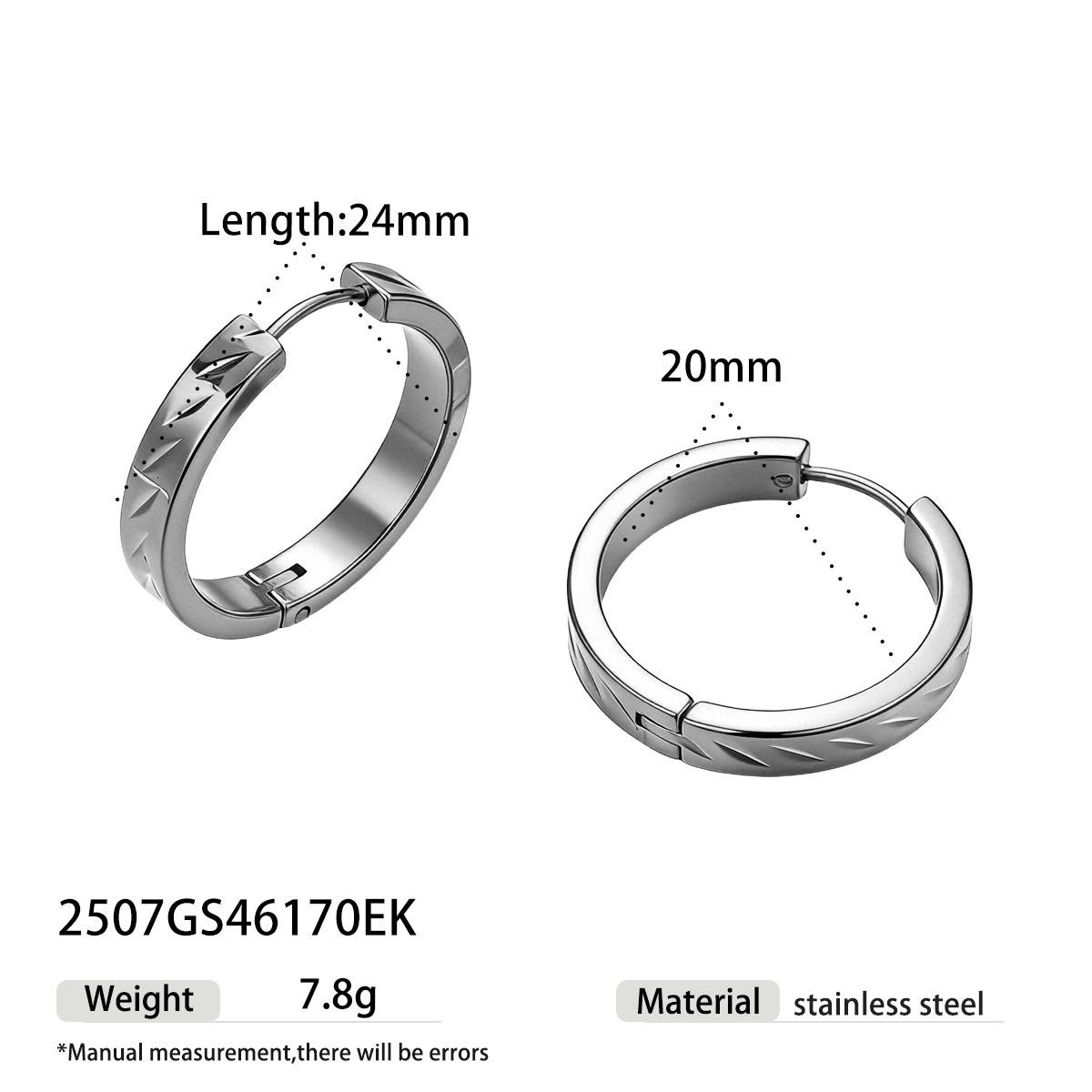 TENA Europa y los Estados Unidos venta transfronteriza aretes de acero de titanio ligero lujo alto sentido de moda personalidad de acero inoxidable joyas de orejas