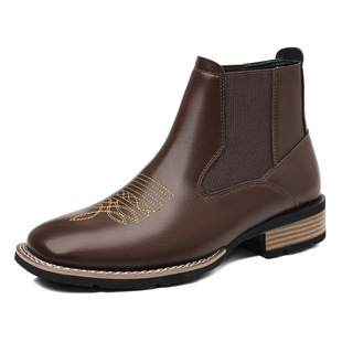 R005 Chelsea boots embroidered Chelsea boots men's Martin boots wholesale