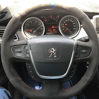 Чехол на руль ручной прошивки, подходит для Peugeot 308/5008/4008/2008/307/408/301/508