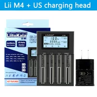 LiitoKala [lii-M4 18650 26660 зарядное устройство с разделением емкости / LCD дисплей 5V 2A]