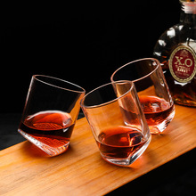 小众威士忌杯创意个性洋酒杯不倒翁玻璃杯子设计感伏特加酒具酒吧