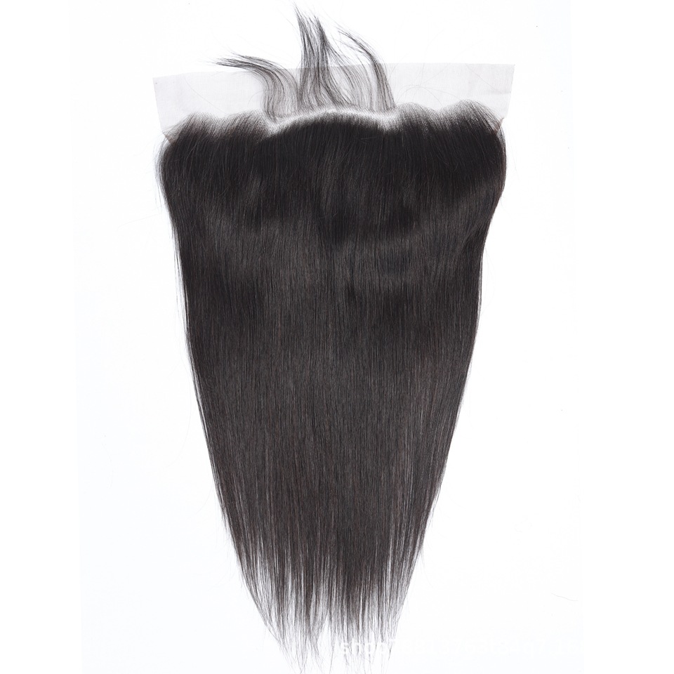 13x6 cierre frontal de encaje 13x6 pelo recto bloque real cabello humano peluca Accesorios