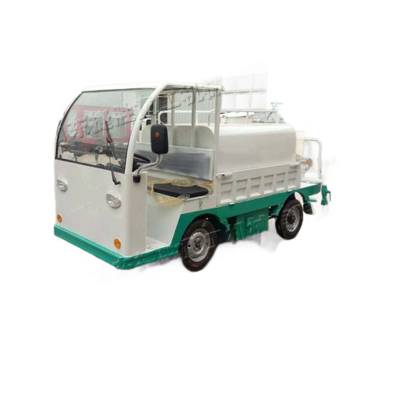 Aspersor eléctrico de cuatro ruedas tipo coche calle verde rociador de agua 1.5 comunidad cuadrada auto uso camión de cañón de niebla