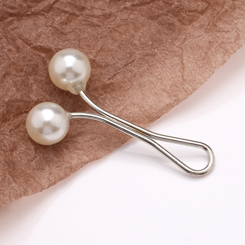 Bunter U-förmiger Schalclip Mit Perlen Für Damen Mode Brosche_voghion.com