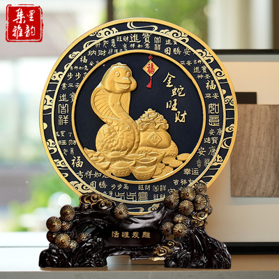Золотая змея Wangcai Show 2025 Souvenir Souvenir Souvenir Souvenir