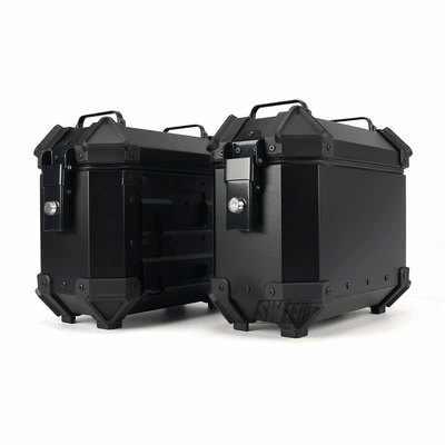 waterproof anti-collision trunk travel – Motorcycle trunk - 18l-side-box-all-black