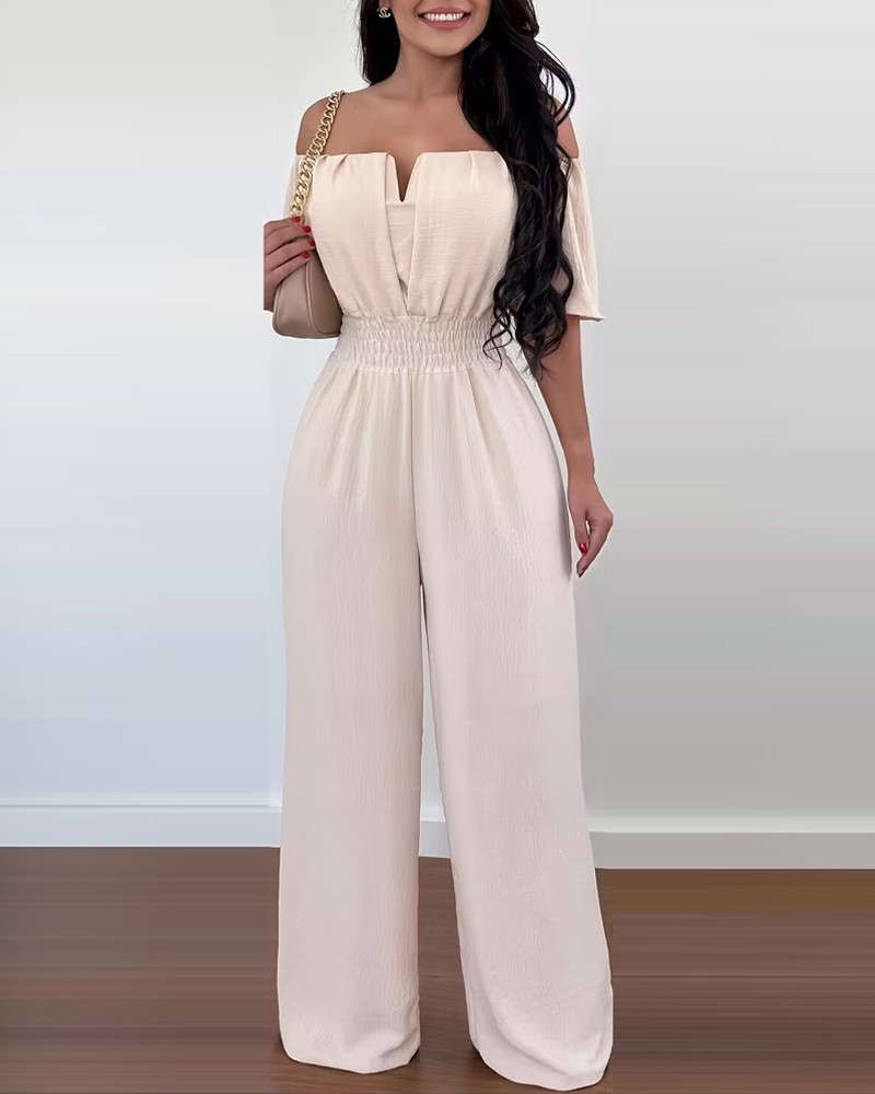 Women'S Daily Bodysuits Vacation Solid Color Full Length Backless display picture 1