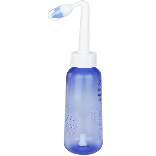 Yoga Nasal Rinse Pot Nasal Irrigation Cleaning Bottle Adult Children Household Manual Valve Automatic Valve English-Chinese Version