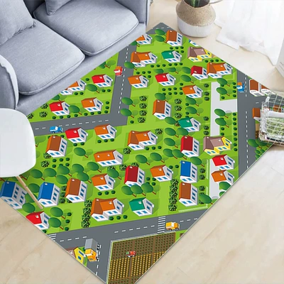 Avtomobil döşəmə paspasları — Mat Car Track Bedside Blanket - qybr-914-120160cm-crystal-velvet