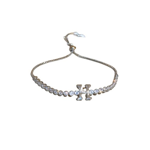 Zircon flower bracelet female internet celebrity bracelet student best friend Korean simple ins niche design personalized hand jewelry