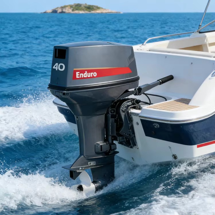 High Performance 40Hp Outboard Marine Engine 2 Stroke Square Head E40J Model40G