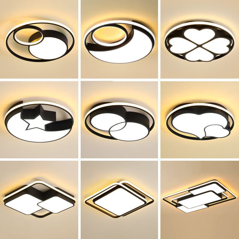 Led Living Room Dining Room Round Simple Room Bedroom Ceiling Lamp Hotel Room New Modern Lighting Fixtures