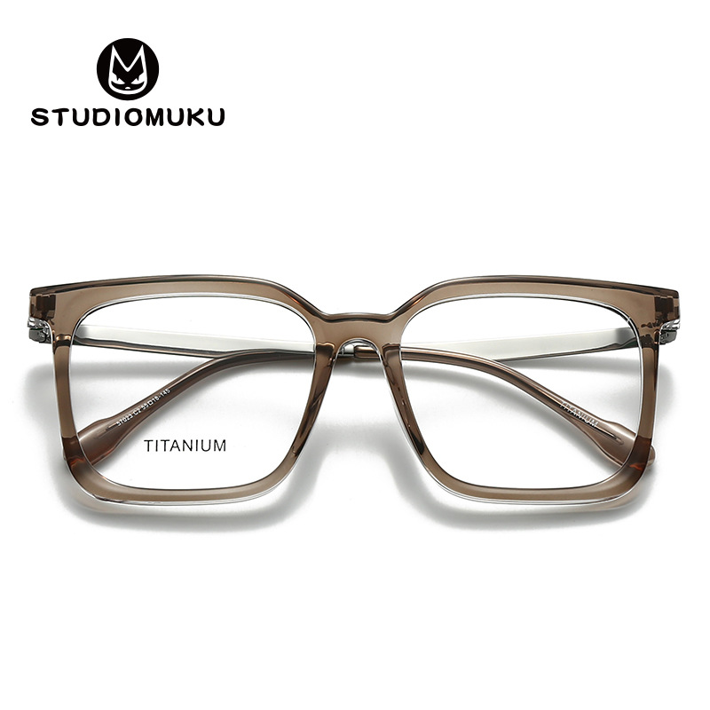 STUDIOMUKU Gafas de madera fresca Detalles perfeccionistas montura cuadrada montura grande montura montura montura montura montura montura montura montura montura montura montura montura montura