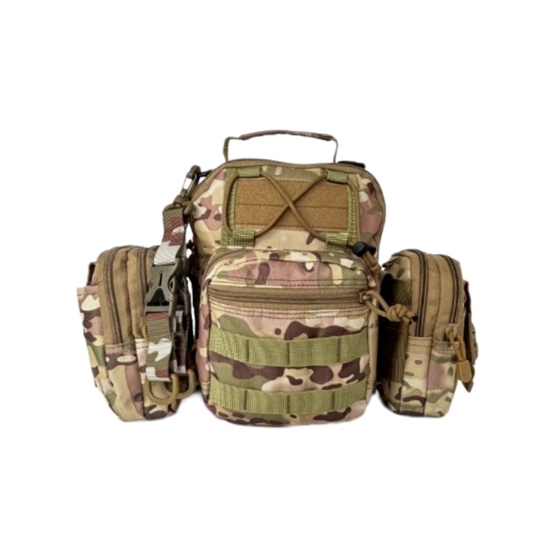 Bolso de pecho para hombre para deportes al aire libre Bolso de pecho deportivo para fanáticos militares Material de tela Oxford Bolso de pecho táctico diagonal para ciclismo Personalización