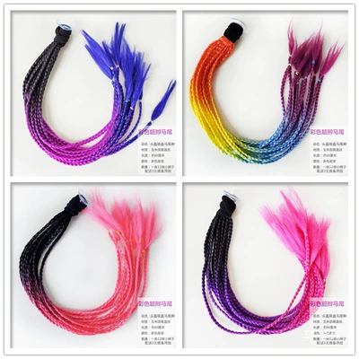 Decoration Cool Colorful Braids, Motorcycle wheel hub