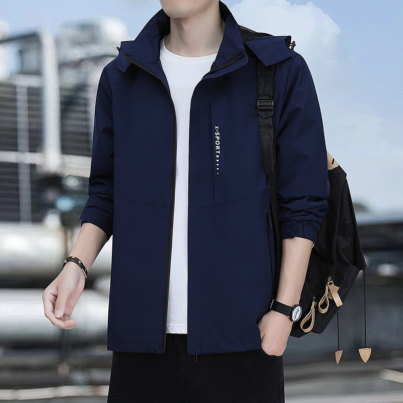 Spring and Autumn Climbing Couple's Jacket Men's Loose Plus Size Large Size Jacket Sports Casual Trendy Trendy Coat