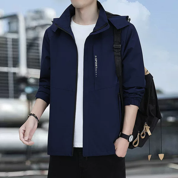 Spring and Autumn Climbing Couple's Jacket Men's Loose Plus Size Large Size Jacket Sports Casual Trendy Trendy Coat