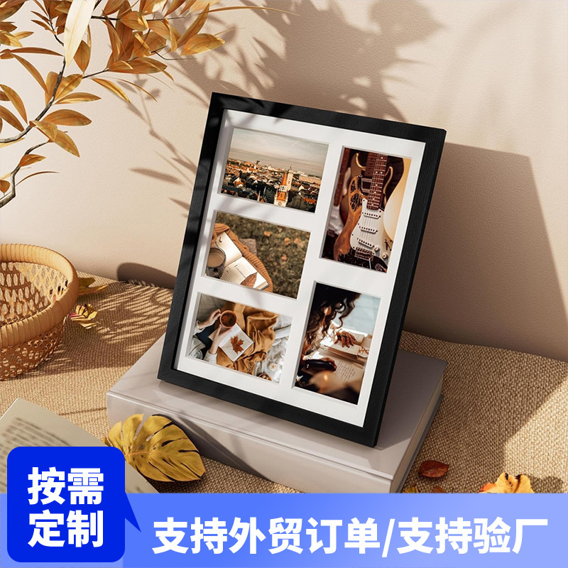 Cross-border Amazon Multi-Palace Couple diy Photo Frame Puzzle 5 Photos Plus Wall-Hanging Commemorative Photo Frame Cross-border Amazon Multi-Palace Couple diy Photo Frame Puzzle 5 Photos Plus Wall-Hanging Commemorative Photo Frame