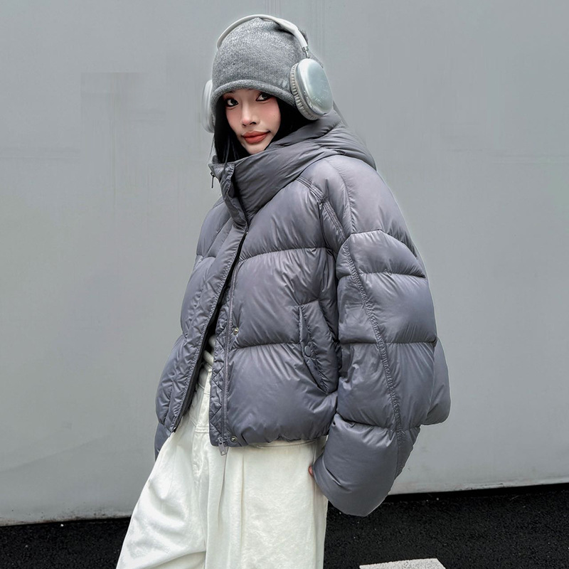 High-End Women's down Jacket, Japanese and Korean Style, Thickened Short Model, Winter 90% White Duck down Coat, Wholesale from Pinghu High-End Women's down Jacket, Japanese and Korean Style, Thickened Short Model, Winter 90% White Duck down Coat, Wholesale from Pinghu