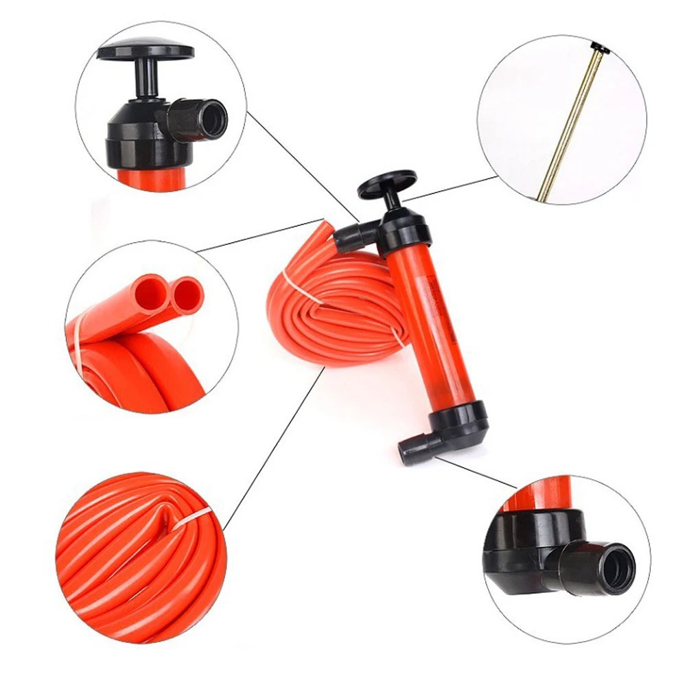 Manual Oil Extractor, Oil Suction Pipe, Siphon, Multi-Functional Oil Pump, Oil Suction Pipe, Oil Changer, Automotive Supplies