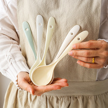 日式创意陶瓷勺餐厅家用喝汤吃饭勺厨房调羹饭店汤匙可爱勺子