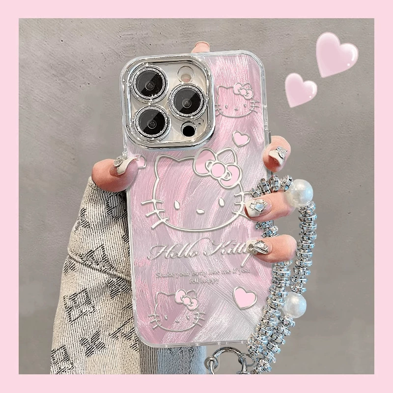 Apple, hello kitty, совместимый iPhone 15, чехол для телефона, 15promax, iphone, 14plus