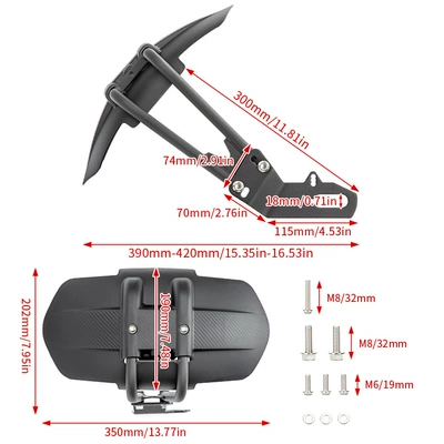 Motorcycle retro universal Fender modification Motorcycle Safety Supplies