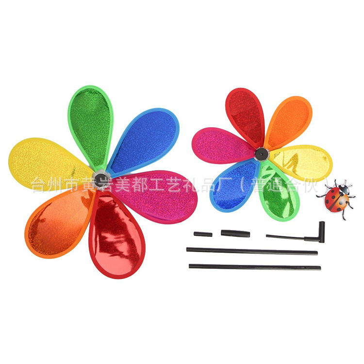 cartoon rotating plastic travel windmill toy solar-powered for…
