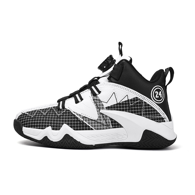 Boys Sports Breathable Trainers With Rotating Buttons_voghion.com